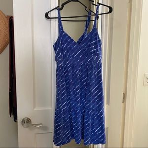 Blue tie dye ann Taylor loft dress
